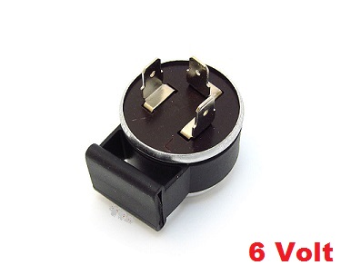 WINKER/FLASHER RELAY 3 PIN 6 VOLTS